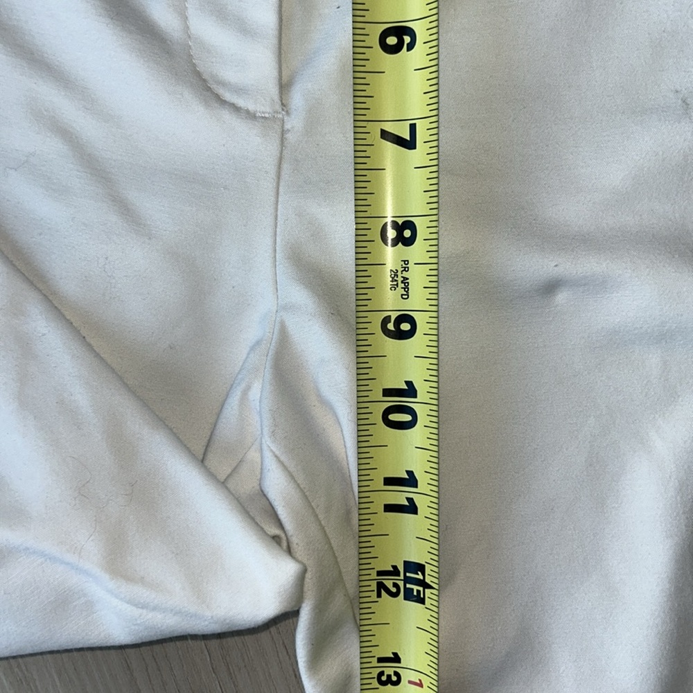 Chico’s Cotton Crop Ankle Pants 1.5/10 White Classic Summer Casual Beach - Picture 11 of 14